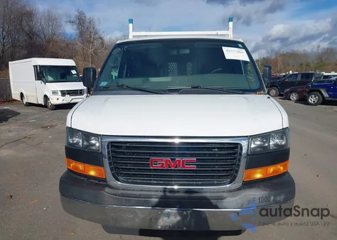 2015 GMC Savana 2500 Work Van z USA, uszkodzony, nr VIN 1GTW7FCF0F1901199